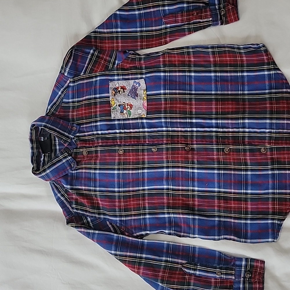 Mario Button Down shirt size 8